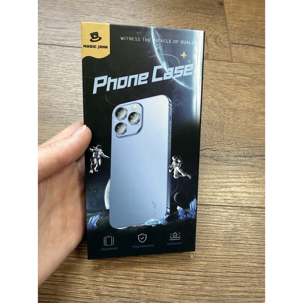 MAGIC JOHN for‎ iPhone 16 Plus Transparent Case